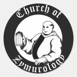 Redonda Pegatina del monje