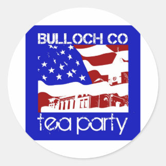 Redonda Pegatina del parachoques del Fiesta del té