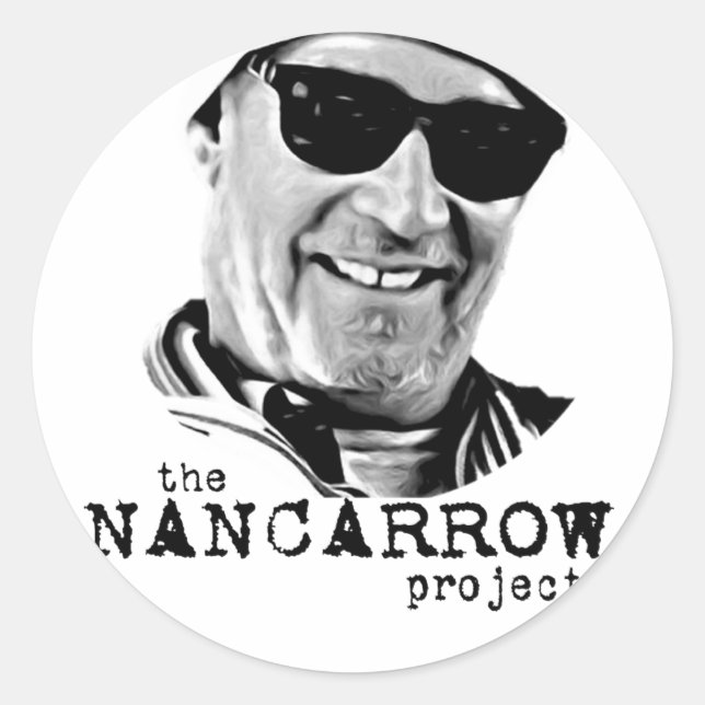 Redonda PEGATINA del PNT — Logotipo negro (Anverso)