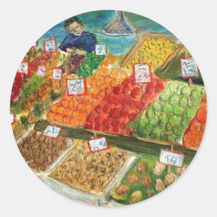 Redonda Pegatina del proveedor de productos (Pike Place Ma