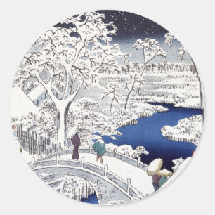 Redonda Pegatina del puente del tambor