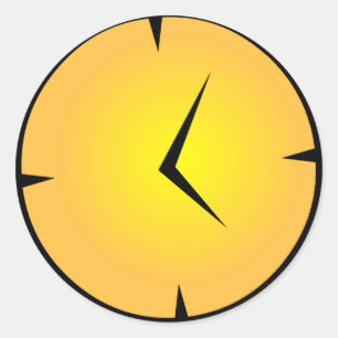 Redonda Pegatina del reloj de Middleskool