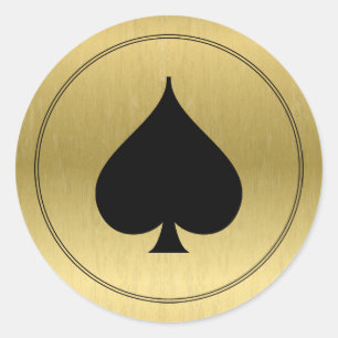 Redonda Pegatina del símbolo del espacio negro