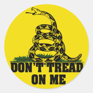 Redonda Pegatina del tapón de alcance, Gadsden, estilo 2