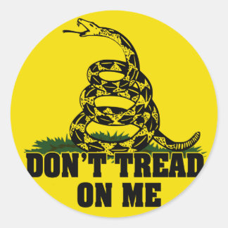 Redonda Pegatina del tapón de alcance, Gadsden, estilo 2