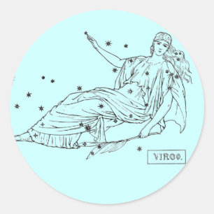 Redonda Pegatina del virgo