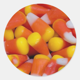 Redonda Pegatina derramado de las pastillas de caramelo