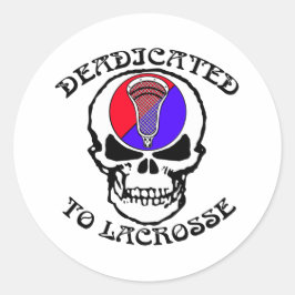 Redonda Pegatina desadicto de la parodia de Lacrosse
