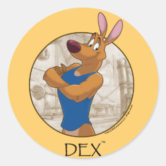 REDONDA PEGATINA DEX