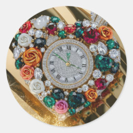 Redonda pegatina diferente