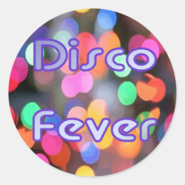 Redonda Pegatina Disco Fever 1