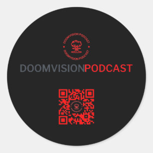 Redonda Pegatina DoomVision