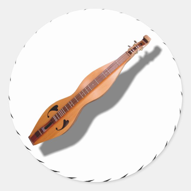 REDONDA PEGATINA DULCIMER (Anverso)