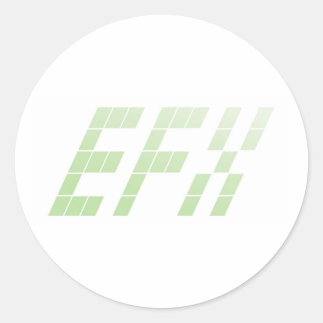 REDONDA PEGATINA EFX (Anverso)