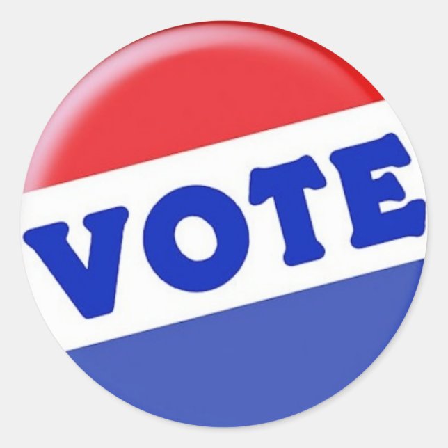 Redonda Pegatina electoral (Anverso)