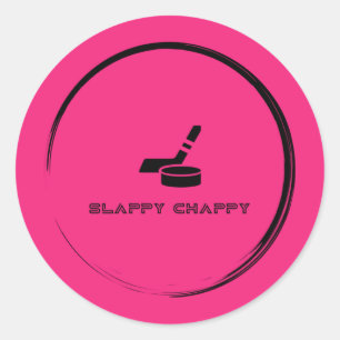 Redonda pegatina eslappychappy