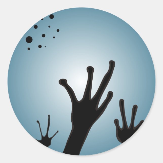 Redonda Pegatina extranjero - Ciencia ficción (Anverso)