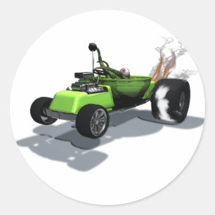 Redonda Pegatina extraño del móvil de la cosa de las