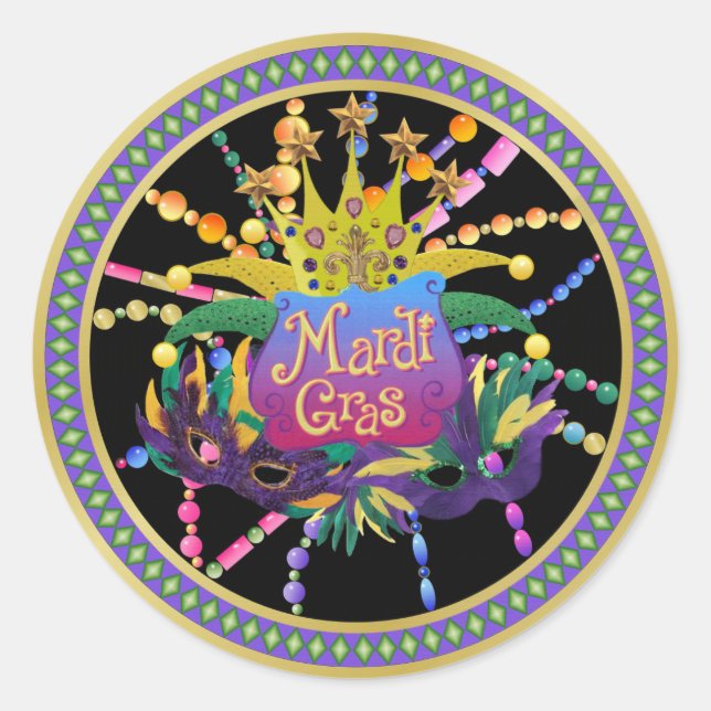 Redonda Pegatina Extraordinario de Celebración (Anverso)