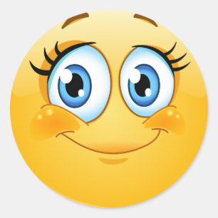Redonda Pegatina facial