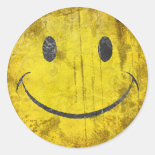 Redonda Pegatina facial con problemas