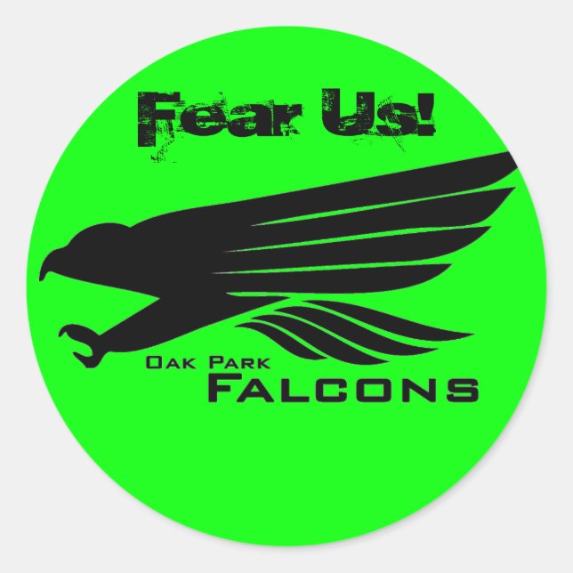 Redonda Pegatina Falcon ver 1 (Anverso)