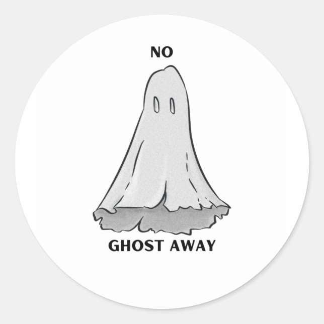 Redonda Pegatina fantasma (Anverso)
