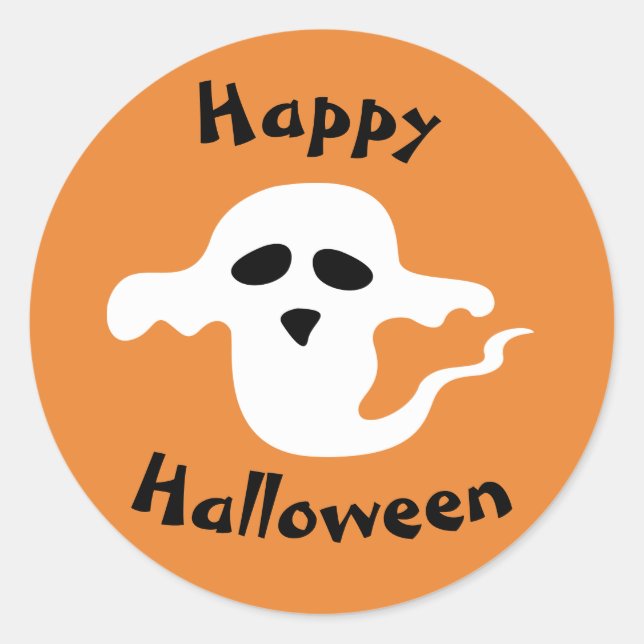 Redonda Pegatina fantasma (Anverso)