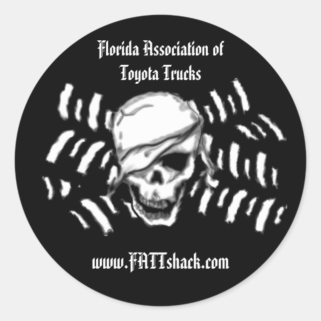 Redonda Pegatina FATT (Anverso)