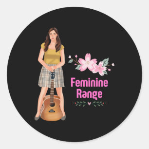 Redonda Pegatina Feminine Range 4