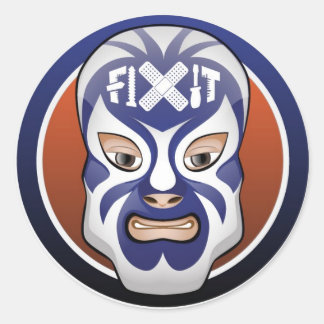 Redonda Pegatina Fixit
