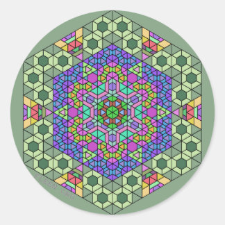 Redonda Pegatina Fleen #3