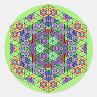 Redonda Pegatina Fleen #4