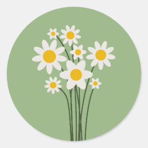 Redonda Pegatina floral - Bloom & Stick