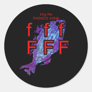 Redonda pegatina fonico
