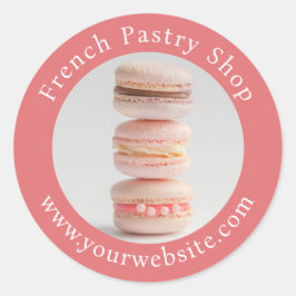 Redonda Pegatina fotográfico de última generación