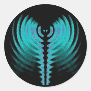 Redonda Pegatina galáctico