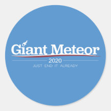 Pegatina gigante 2020 del meteorito