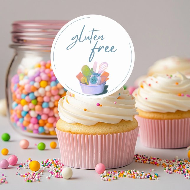 Redonda Pegatina Gluten Free Bakery (Subido por el creador)