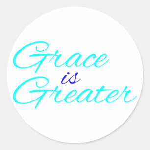 Redonda Pegatina - Grace es mayor