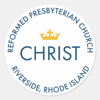 Redonda Pegatina grande de ChristRPC