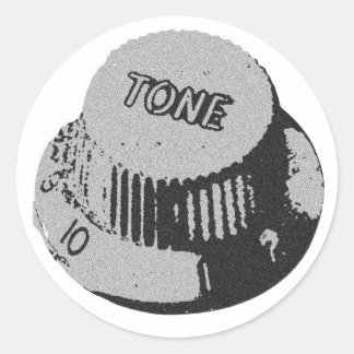 Redonda Pegatina Guitar Tone Knob