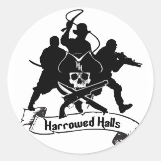 Redonda Pegatina Harrown Halls