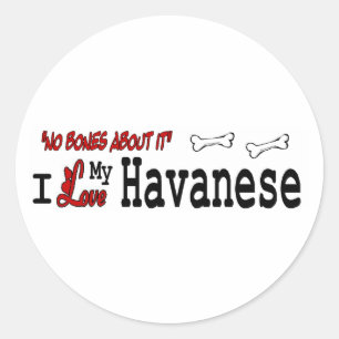 Redonda Pegatina Havanés (I Love)