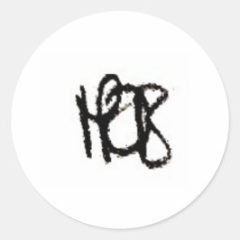 REDONDA PEGATINA HDB