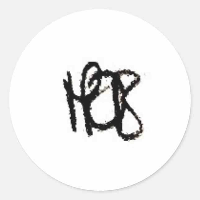 REDONDA PEGATINA HDB (Anverso)