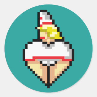 Redonda Pegatina hottie del hospital