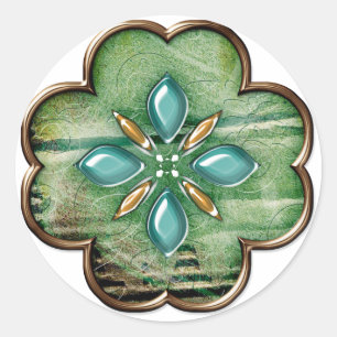 Redonda Pegatina Jewelry