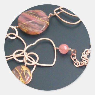 Redonda Pegatina Jewelry
