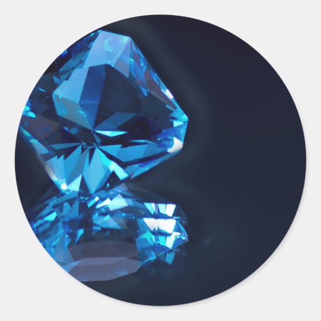 Redonda Pegatina Jewels (Anverso)